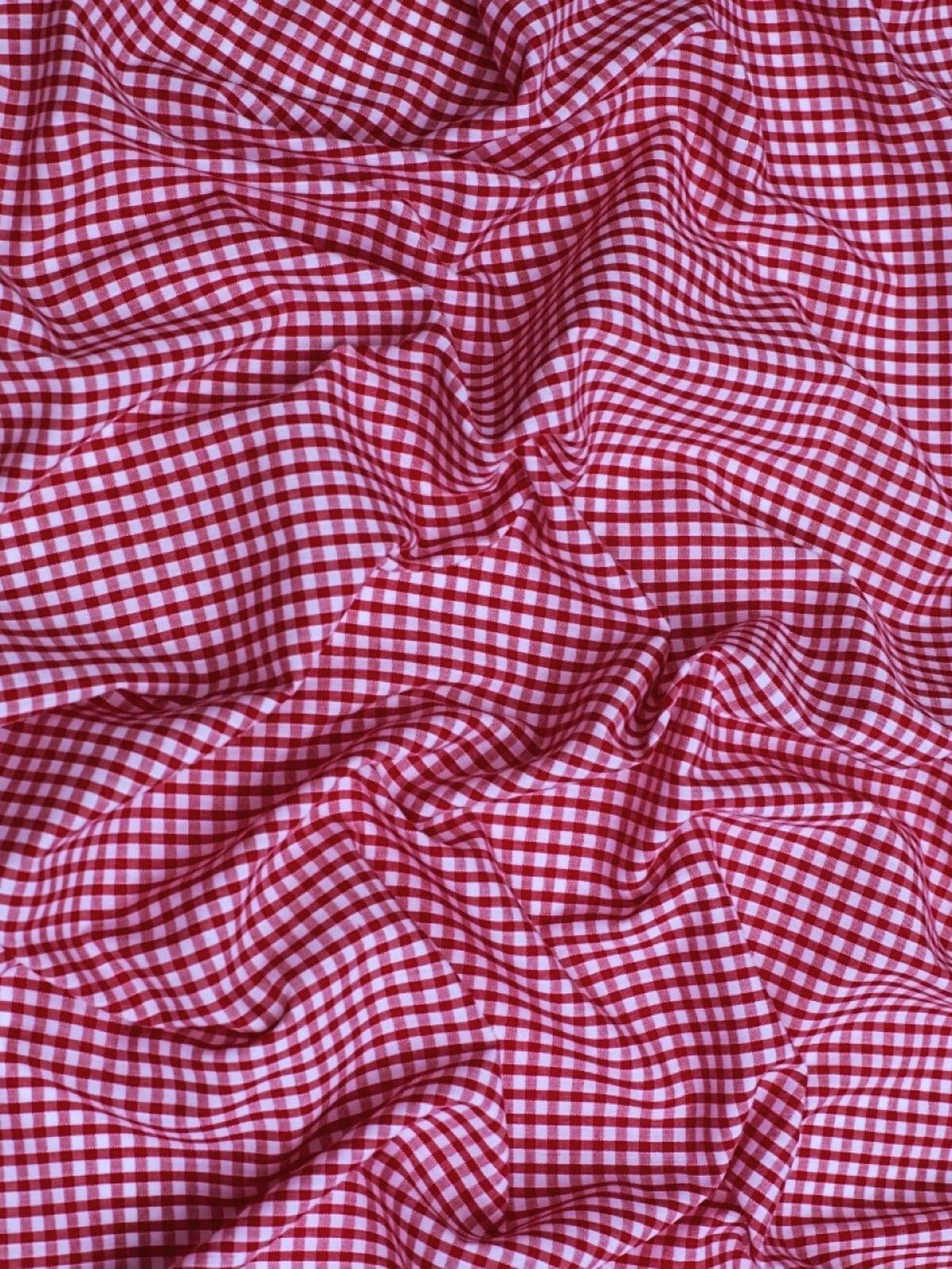 Gingham 1/8" Checkered Poly Cotton 58" Wide| New Creations Fabric & Foam Inc. - New Creations Fabric & Foam Inc