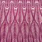 GLITTER FEATHER DAMASK DESIGN MESH LACE FABRIC (By The Yard) - New Creations Fabric & Foam Inc