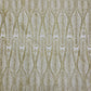 GLITTER FEATHER DAMASK DESIGN MESH LACE FABRIC (By The Yard) - New Creations Fabric & Foam Inc