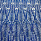 GLITTER FEATHER DAMASK DESIGN MESH LACE FABRIC (By The Yard) - New Creations Fabric & Foam Inc
