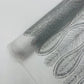 GLITTER FEATHER DAMASK DESIGN MESH LACE FABRIC (By The Yard) - New Creations Fabric & Foam Inc