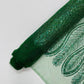 GLITTER FEATHER DAMASK DESIGN MESH LACE FABRIC (By The Yard) - New Creations Fabric & Foam Inc
