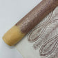 GLITTER FEATHER DAMASK DESIGN MESH LACE FABRIC (By The Yard) - New Creations Fabric & Foam Inc