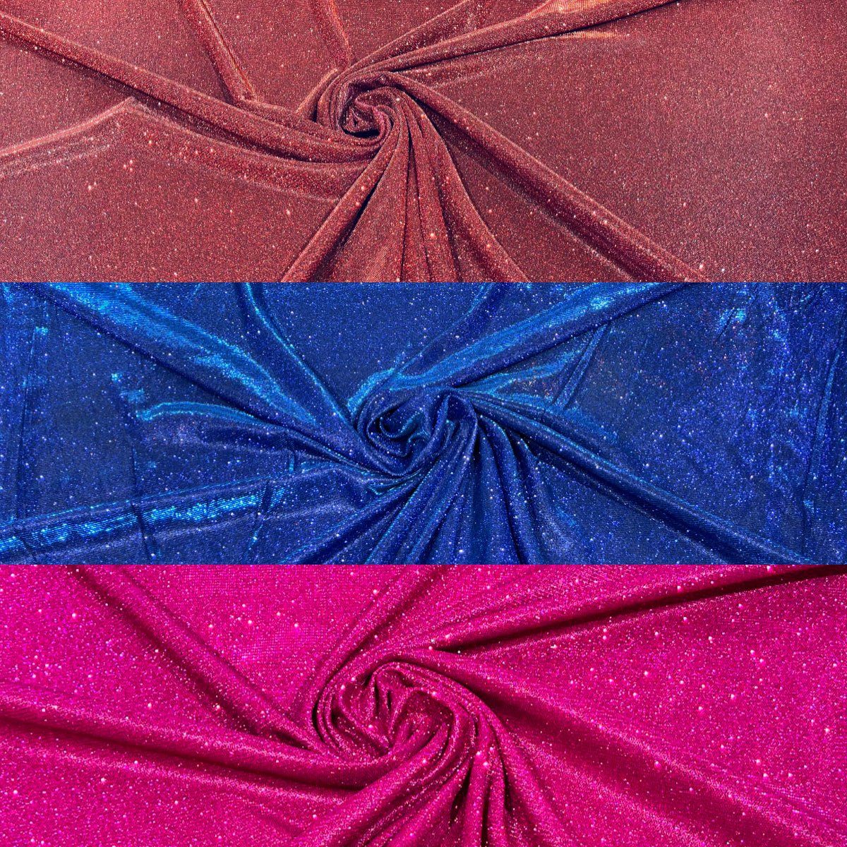 GLITTER METALLIC LAME KNITTED (by the yard) - New Creations Fabric & Foam Inc
