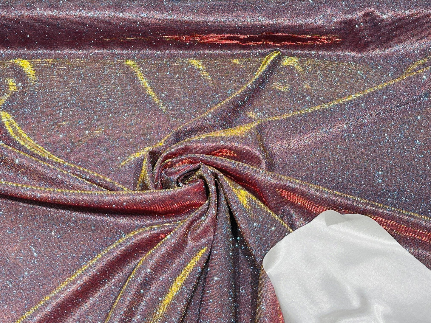 GLITTER METALLIC LAME KNITTED (by the yard) - New Creations Fabric & Foam Inc