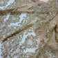Glitter Tower Damask Design Fabric| 58” Wide| Quinsiañera Dresses. - New Creations Fabric & Foam Inc
