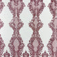 Glitter Tower Damask Design Fabric| 58” Wide| Quinsiañera Dresses. - New Creations Fabric & Foam Inc
