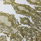 Glitter Tower Damask Design Fabric| 58” Wide| Quinsiañera Dresses. - New Creations Fabric & Foam Inc