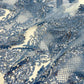 Glitter Tower Damask Design Fabric| 58” Wide| Quinsiañera Dresses. - New Creations Fabric & Foam Inc