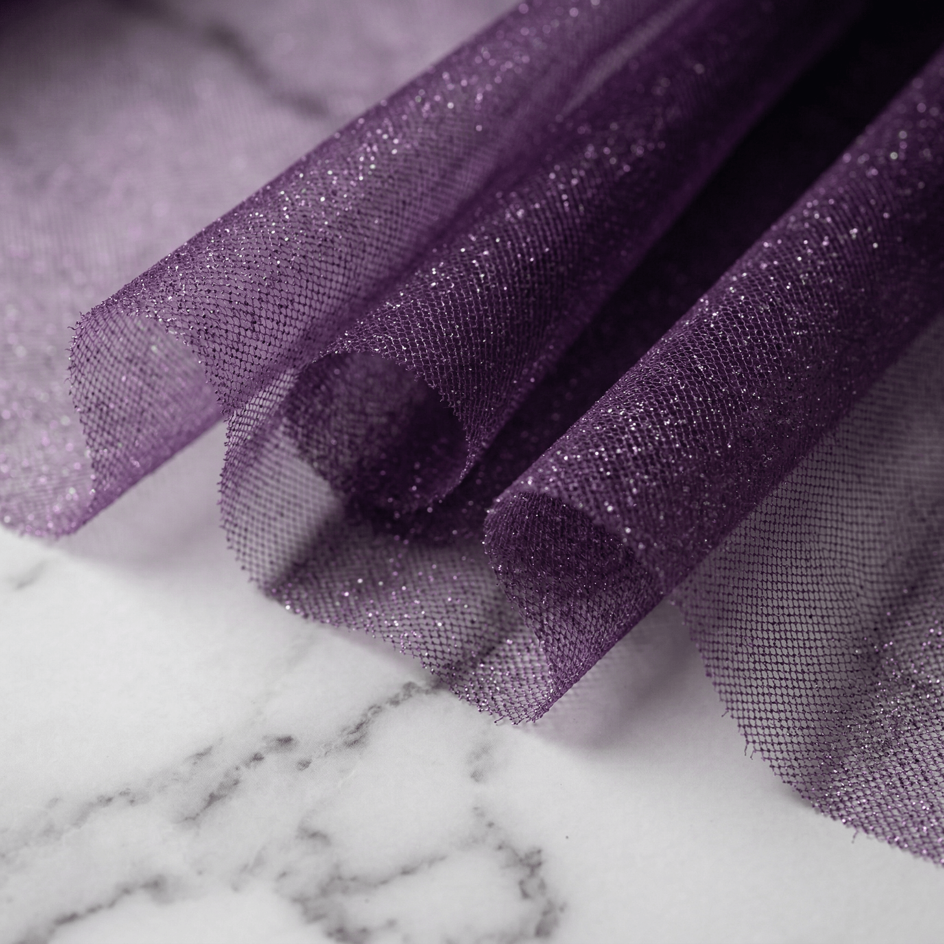 Glitter Tulle Mesh Fabric 58” Wide by the Yard – Sparkle Sheer Tulle for Wedding Dresses, Quinceañera Gowns, Party Decor & Costumes - New Creations Fabric & Foam Inc
