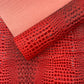 Glossy Two Tone Gator Fake Leather Upholstery, 3D Crocodile Skin Texture| New Creations Fabric & Foam Inc. - New Creations Fabric & Foam Inc