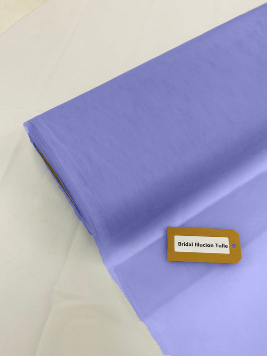 Grape Mist - Bridal Illusion Tulle 108"Wide Polyester Premium Tulle Fabric Bolt, By The Roll. - New Creations Fabric & Foam Inc