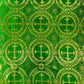 Green/Gold - SQUARE METALLIC CROSS JACQUARD SATIN - New Creations Fabric & Foam Inc