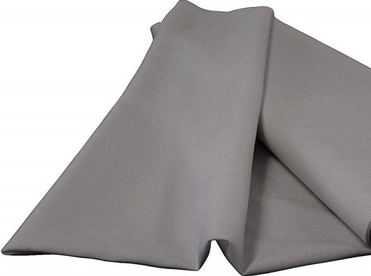 Grey 58/59" Wide 100% Premium Woven Polyester Poplin Fabric By The Yard - New Creations Fabric & Foam Inc