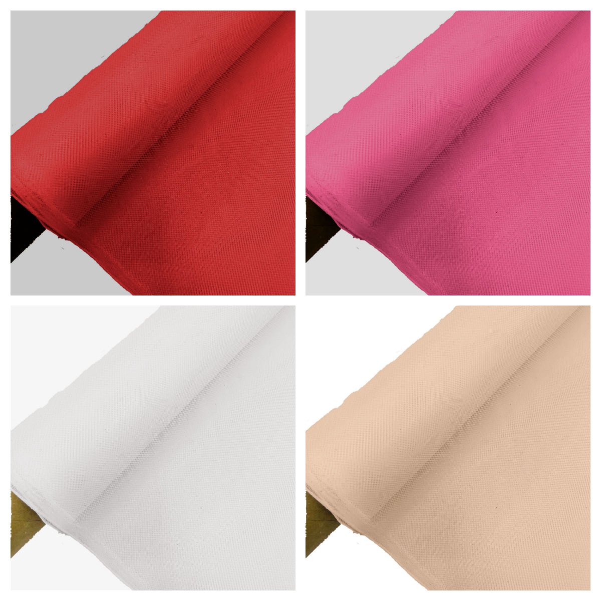 HARD NET TULLE CRINOLINE FABRIC 58" WIDE. - New Creations Fabric & Foam Inc