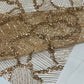 Heavy Beaded Leaf Design on a mesh | New Creation Fabric & Foam - New Creations Fabric & Foam Inc