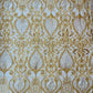 HEAVY DAMASK BEADED LACE (By The Yard) - New Creations Fabric & Foam Inc