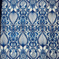 HEAVY DAMASK BEADED LACE (By The Yard) - New Creations Fabric & Foam Inc