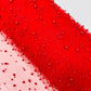 Heavy Scattered Pearls Studded Mesh Fabric| New Creations Fabric & Foam Inc. - New Creations Fabric & Foam Inc