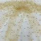 Heavy Scattered Pearls Studded Mesh Fabric| New Creations Fabric & Foam Inc. - New Creations Fabric & Foam Inc