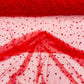 Heavy Scattered Pearls Studded Mesh Fabric| New Creations Fabric & Foam Inc. - New Creations Fabric & Foam Inc