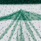 Heavy Scattered Pearls Studded Mesh Fabric| New Creations Fabric & Foam Inc. - New Creations Fabric & Foam Inc