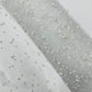 Heavy Scattered Pearls Studded Mesh Fabric| New Creations Fabric & Foam Inc. - New Creations Fabric & Foam Inc
