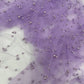 Heavy Scattered Pearls Studded Mesh Fabric| New Creations Fabric & Foam Inc. - New Creations Fabric & Foam Inc