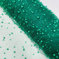 Heavy Scattered Pearls Studded Mesh Fabric| New Creations Fabric & Foam Inc. - New Creations Fabric & Foam Inc