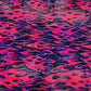 Holographic Flames Foil Printed Spandex Fabric (By The Yard) - New Creations Fabric & Foam Inc