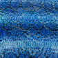 Holographic Snake Foil Printed Spandex Fabric (by the yard) - New Creations Fabric & Foam Inc