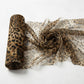Gold Black Leopard Animal Print ON Liquid Organza Fabric | 58" Wide| Apparel| Dresses.