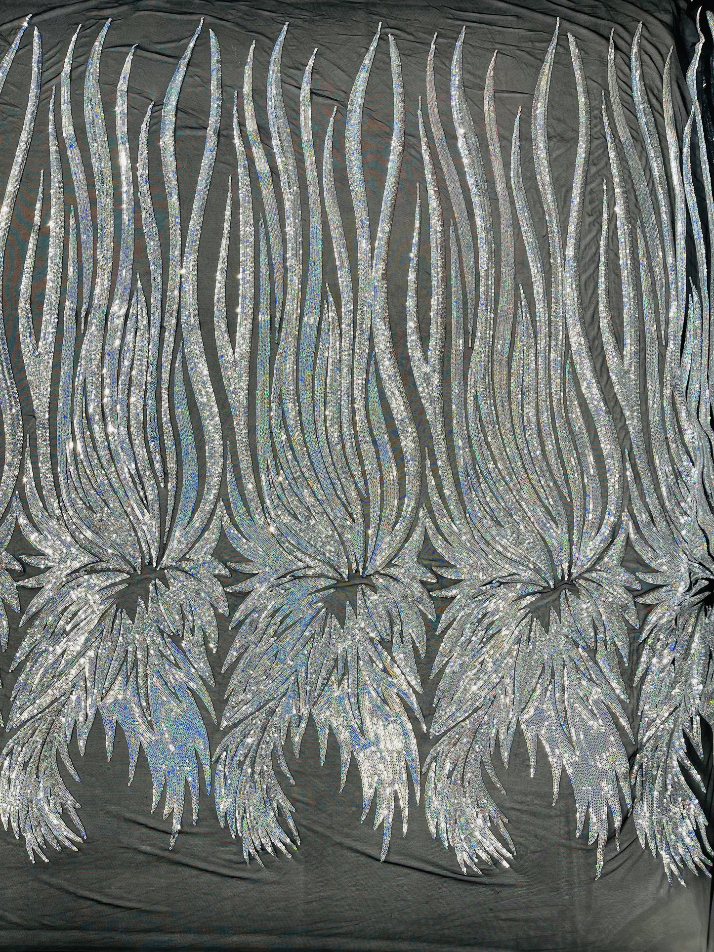 Wing Sequin Fabric 54” Wide| New Creations Fabric & Foam Inc.
