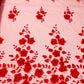 Orquidia 3d floral design embroider with pearls lace 54" Wide| New Creations Fabric & Foam Inc.