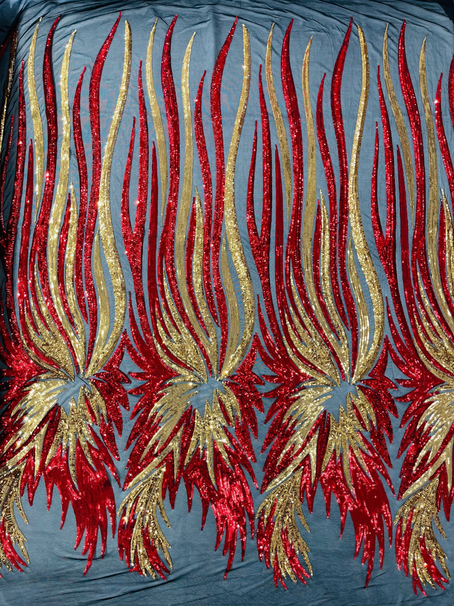 Wing Sequin Fabric 54” Wide| New Creations Fabric & Foam Inc.