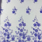 Orquidia 3d floral design embroider with pearls lace 54" Wide| New Creations Fabric & Foam Inc.