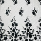 Orquidia 3d floral design embroider with pearls lace 54" Wide| New Creations Fabric & Foam Inc.