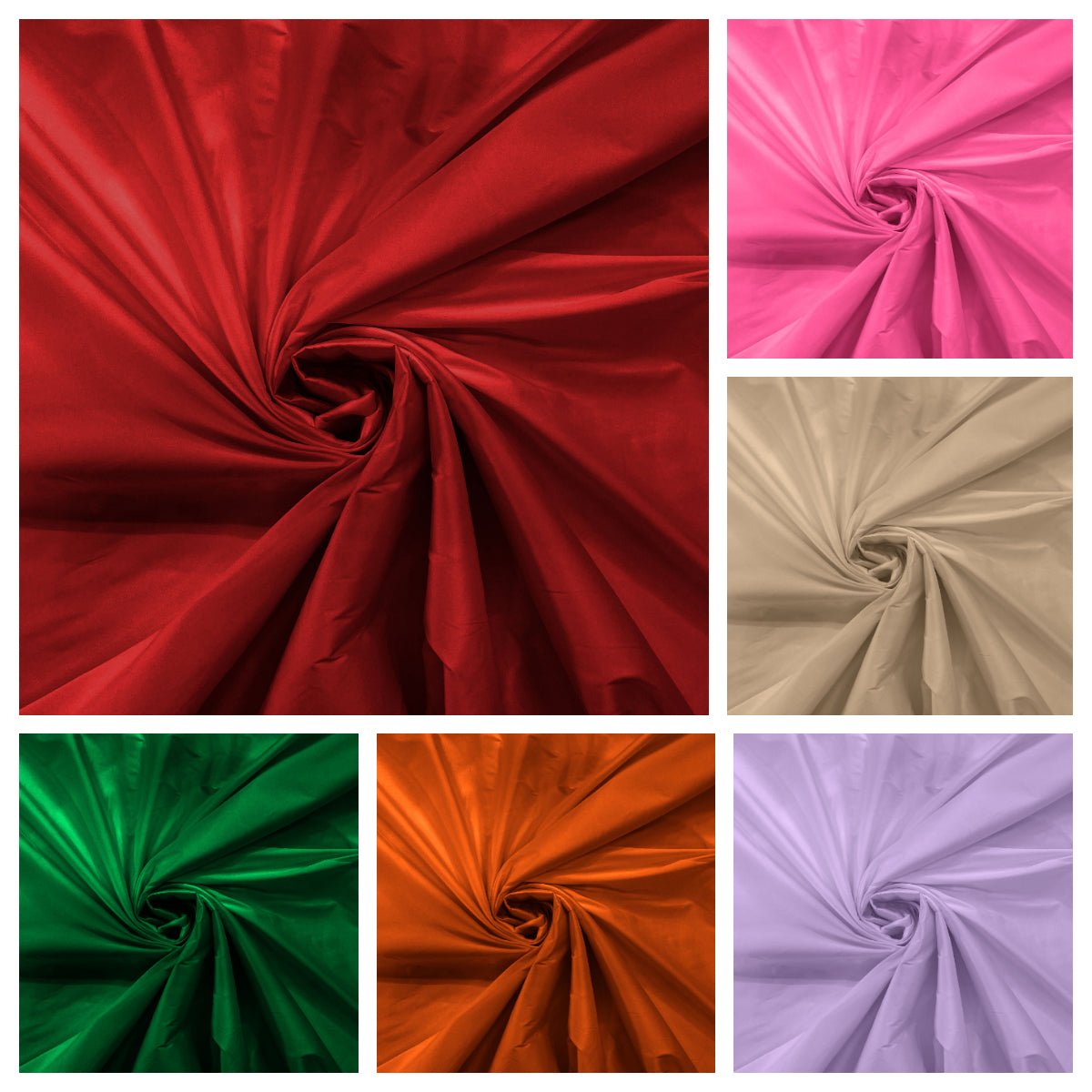 IMITATION SILK TAFFETA FABRIC (by the yard) - New Creations Fabric & Foam Inc