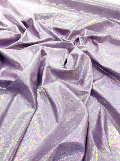 Iridescent Snake Print On A Nylon Spandex 4 Way Stretch Fabric| Burning Man - New Creations Fabric & Foam Inc