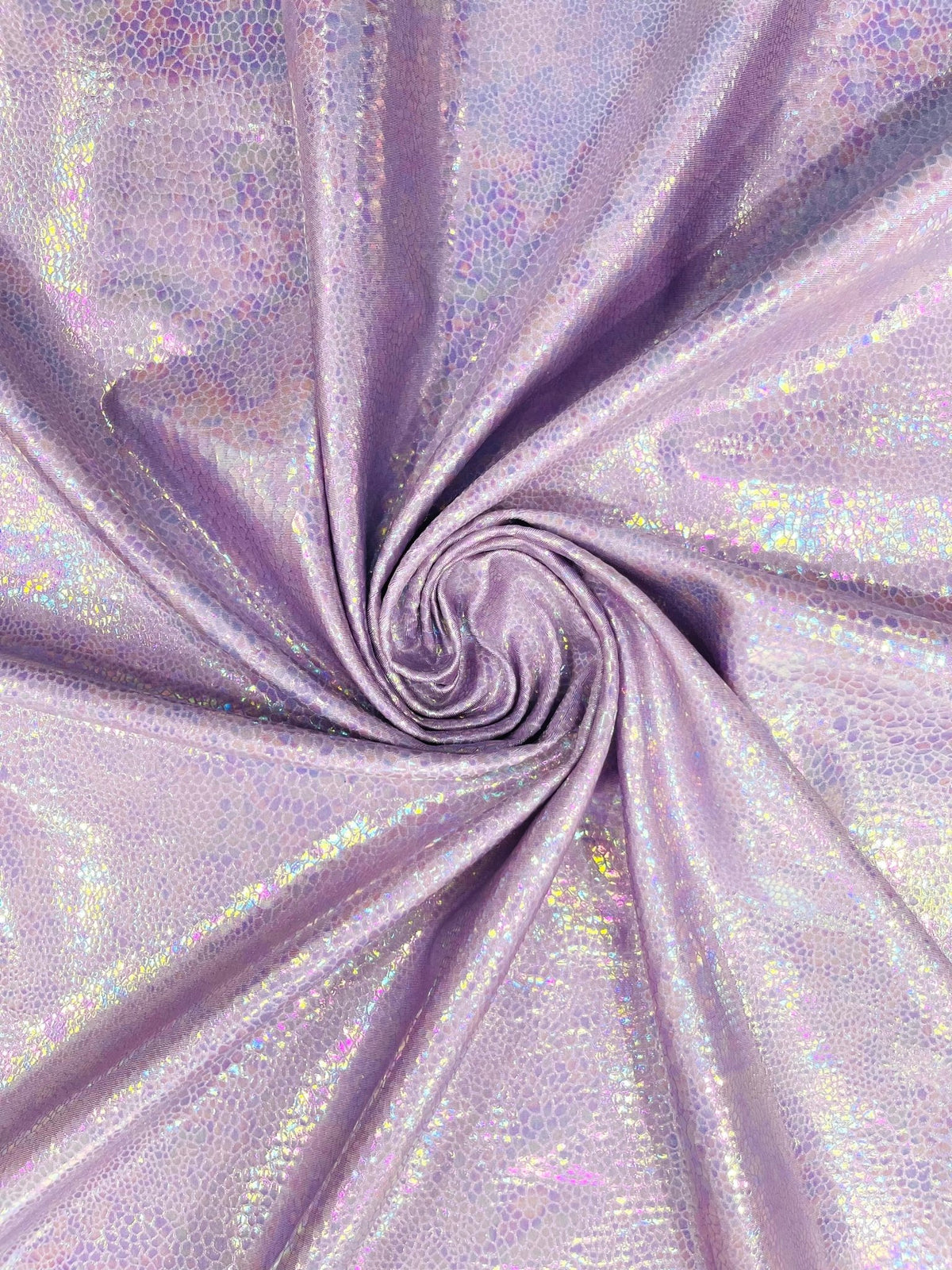 Iridescent Snake Print On A Nylon Spandex 4 Way Stretch Fabric| Burning Man - New Creations Fabric & Foam Inc