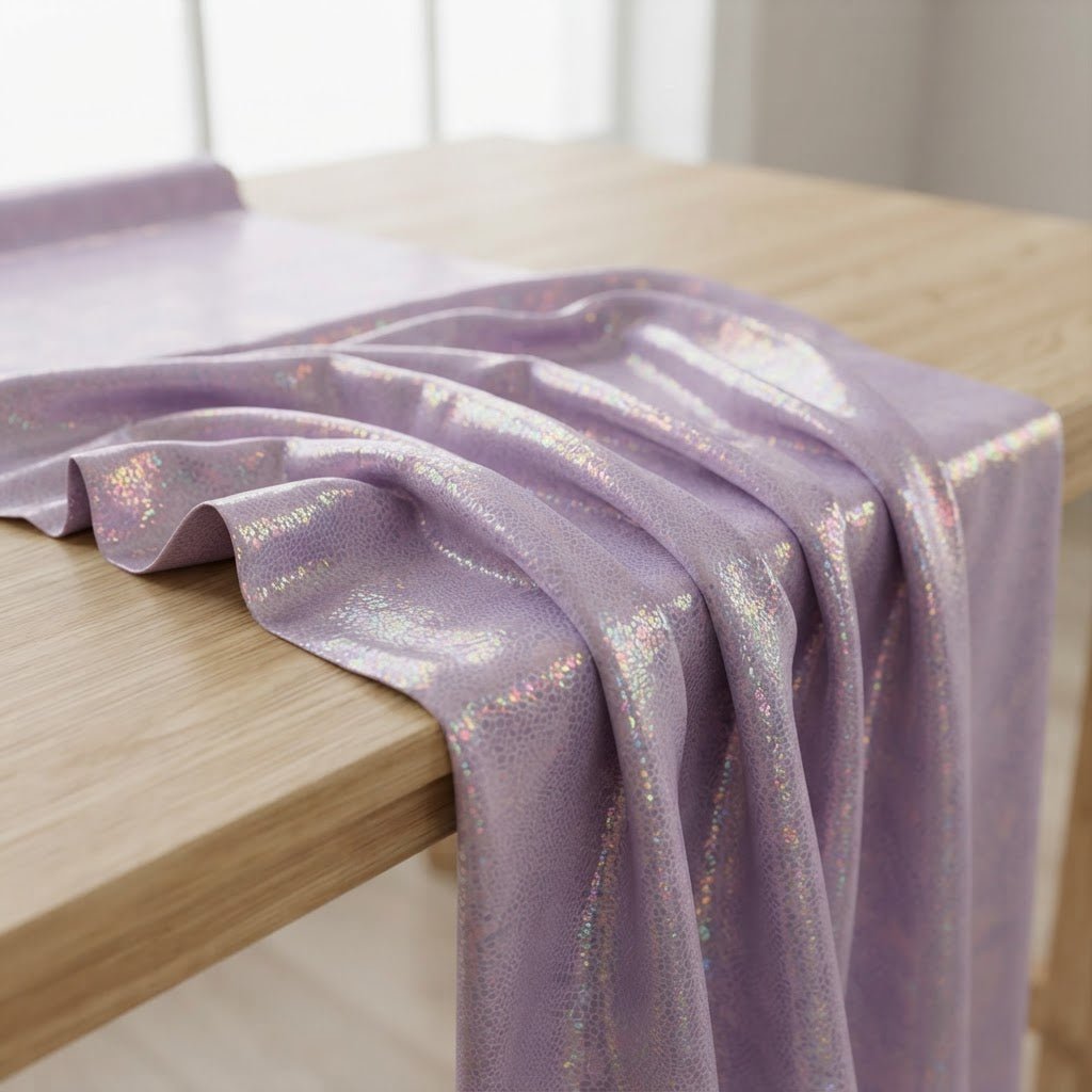 Iridescent Snake Print On A Nylon Spandex 4 Way Stretch Fabric| Burning Man - New Creations Fabric & Foam Inc