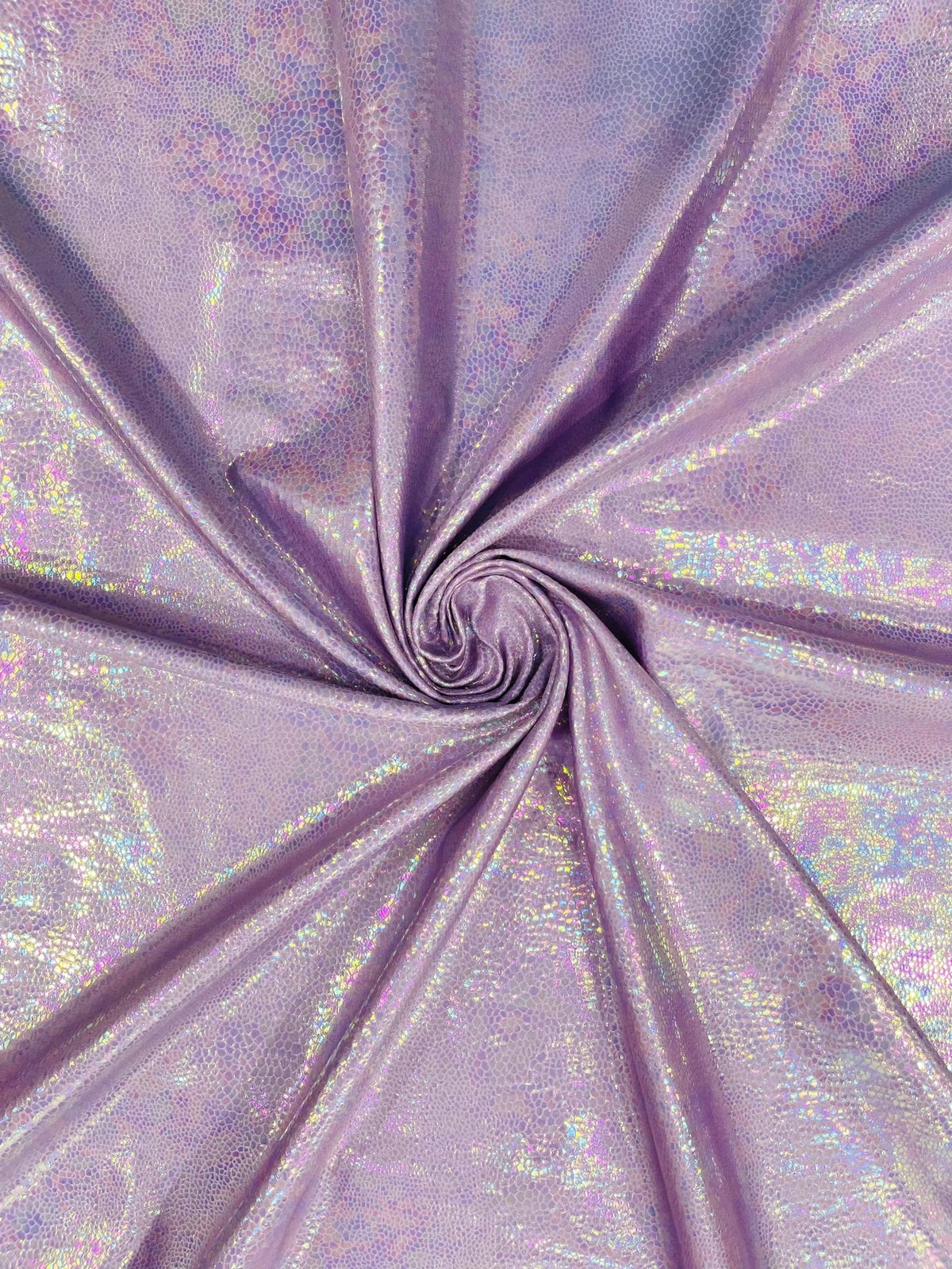 Iridescent Snake Print On A Nylon Spandex 4 Way Stretch Fabric| Burning Man - New Creations Fabric & Foam Inc
