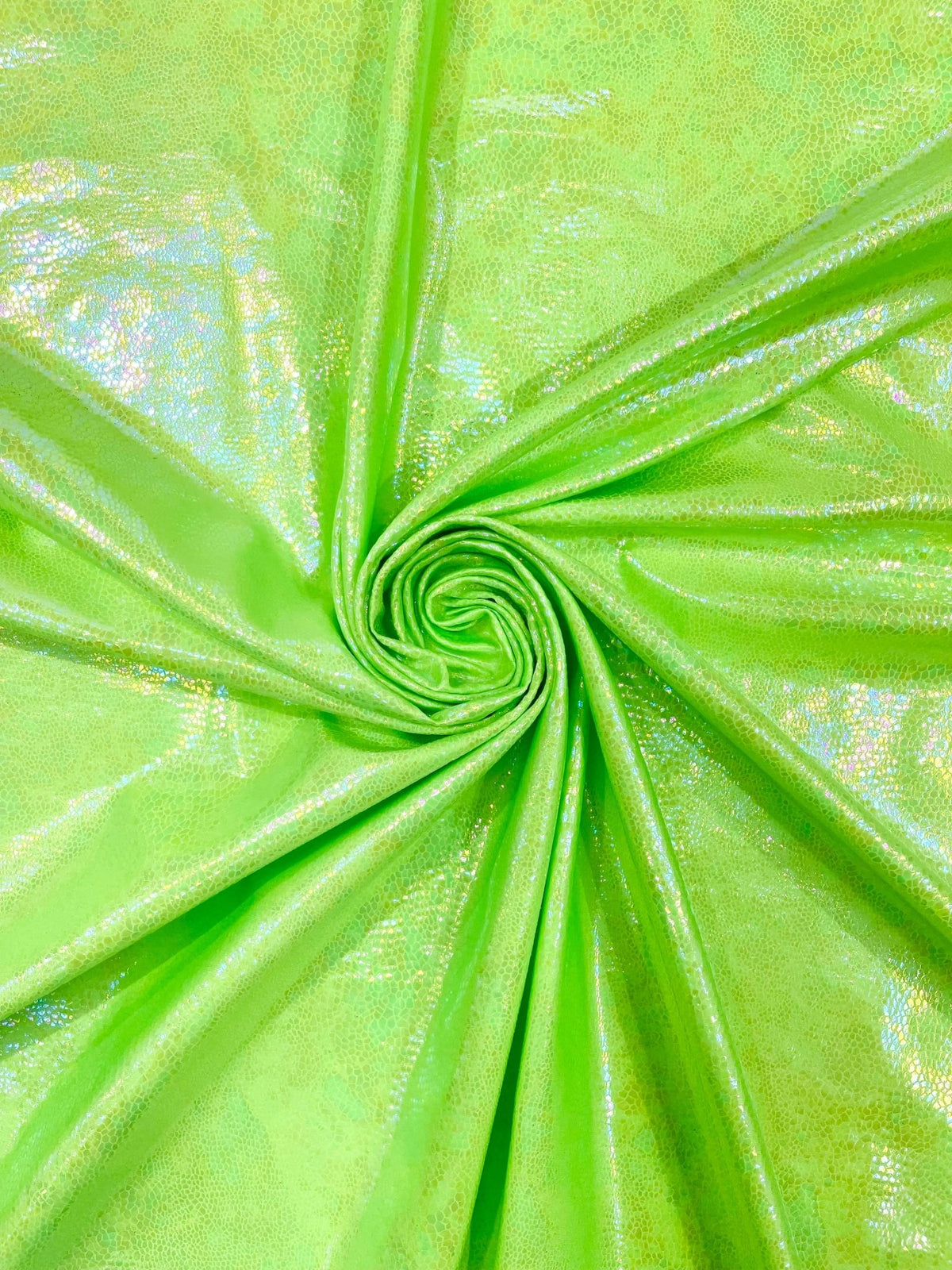 Iridescent Snake Print On A Nylon Spandex 4 Way Stretch Fabric| Burning Man - New Creations Fabric & Foam Inc