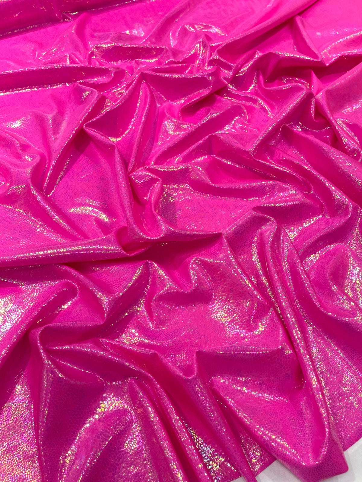 Iridescent Snake Print On A Nylon Spandex 4 Way Stretch Fabric| Burning Man - New Creations Fabric & Foam Inc