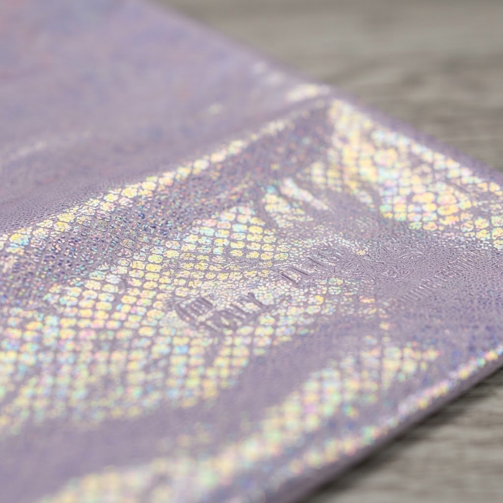Iridescent Snake Print On A Nylon Spandex 4 Way Stretch Fabric| Burning Man - New Creations Fabric & Foam Inc