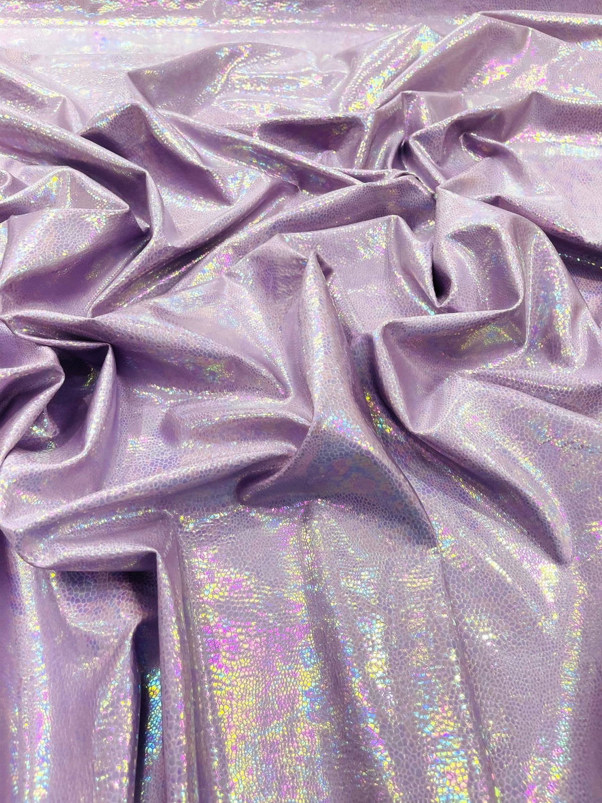 Iridescent Snake Print On A Nylon Spandex 4 Way Stretch Fabric| Burning Man - New Creations Fabric & Foam Inc