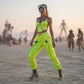Iridescent Snake Print On A Nylon Spandex 4 Way Stretch Fabric| Burning Man - New Creations Fabric & Foam Inc