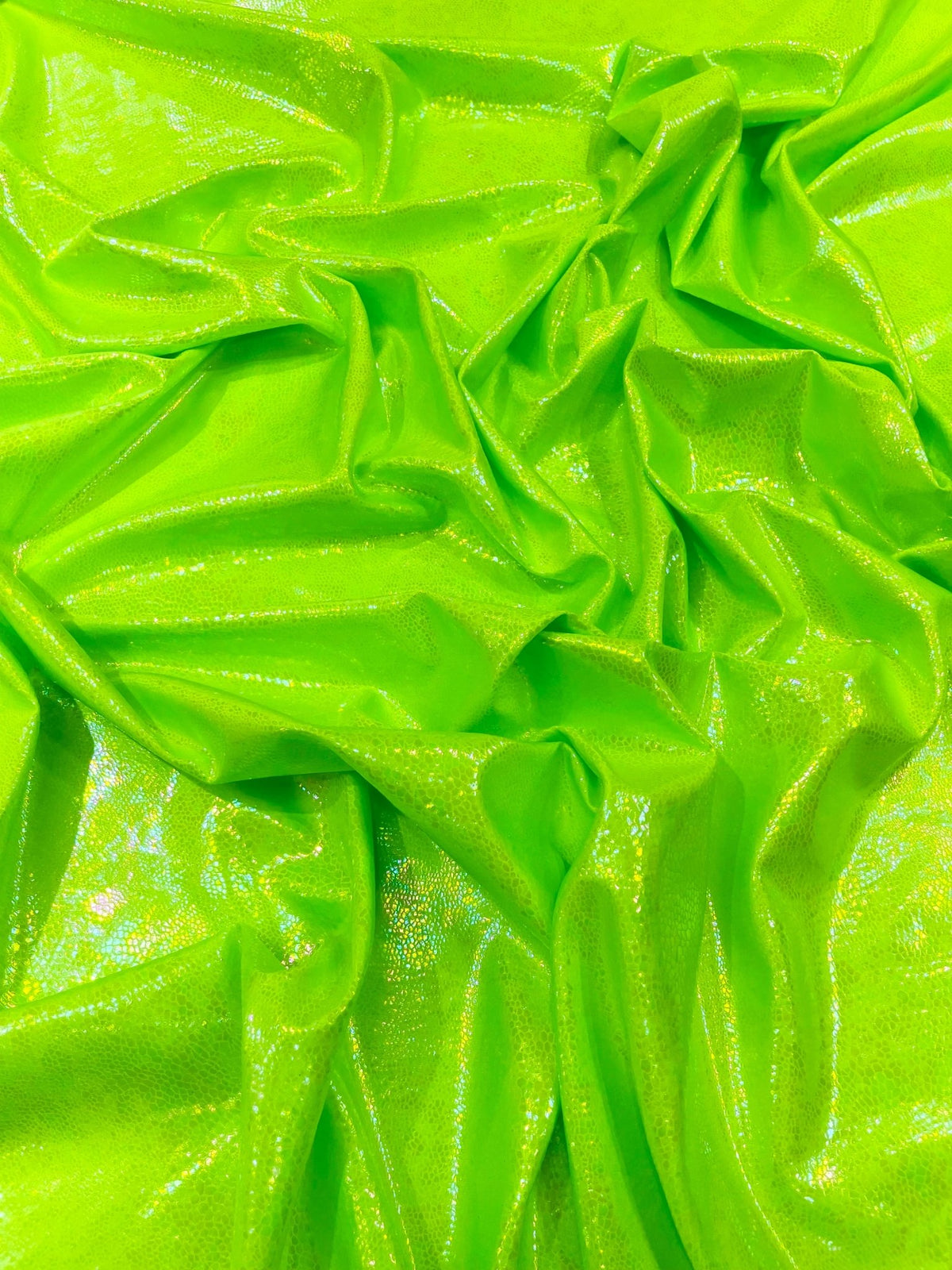 Iridescent Snake Print On A Nylon Spandex 4 Way Stretch Fabric| Burning Man - New Creations Fabric & Foam Inc