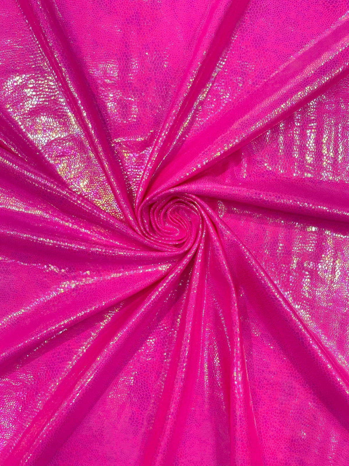 Iridescent Snake Print On A Nylon Spandex 4 Way Stretch Fabric| Burning Man - New Creations Fabric & Foam Inc