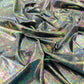 Iridescent Snake Print On A Nylon Spandex 4 Way Stretch Fabric| Burning Man - New Creations Fabric & Foam Inc